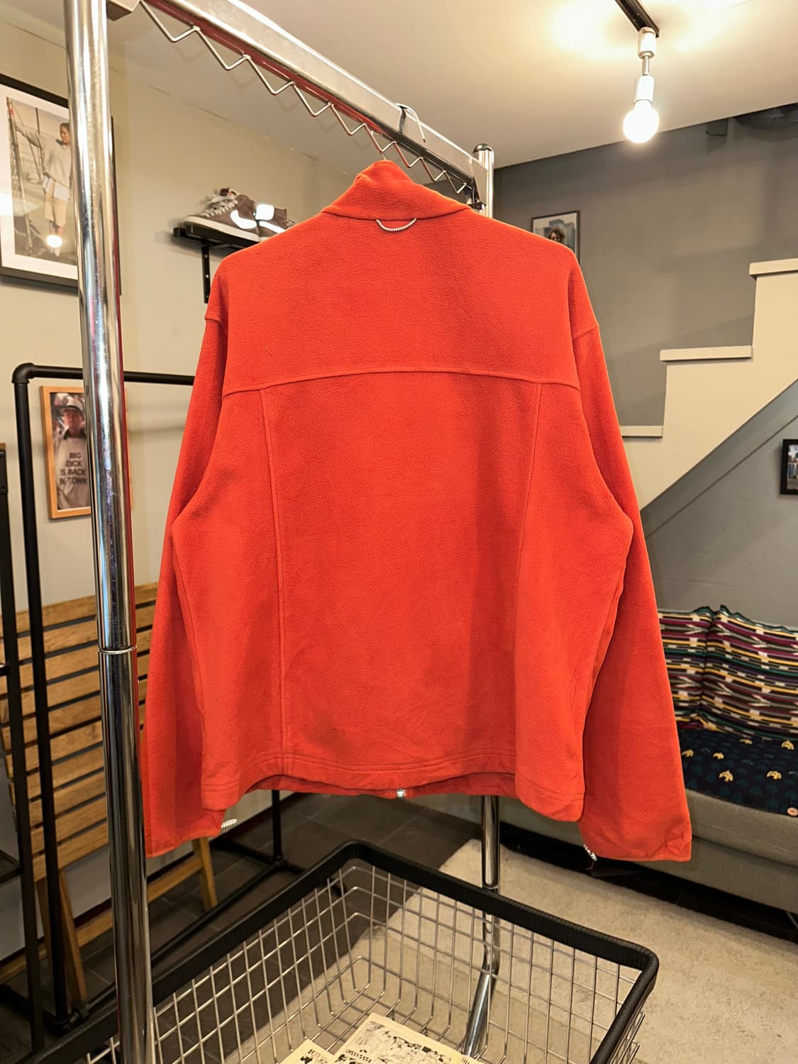 LL Bean material orange fleece jacket 상품이미지8