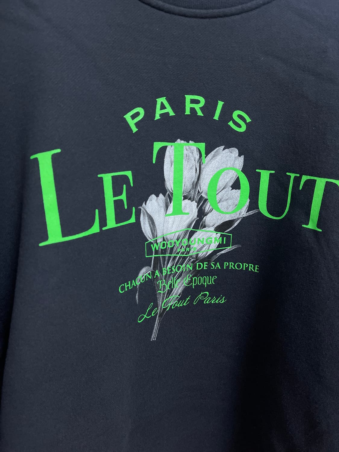 우영미 컬러 플라워 스웨트셔츠 상품이미지2