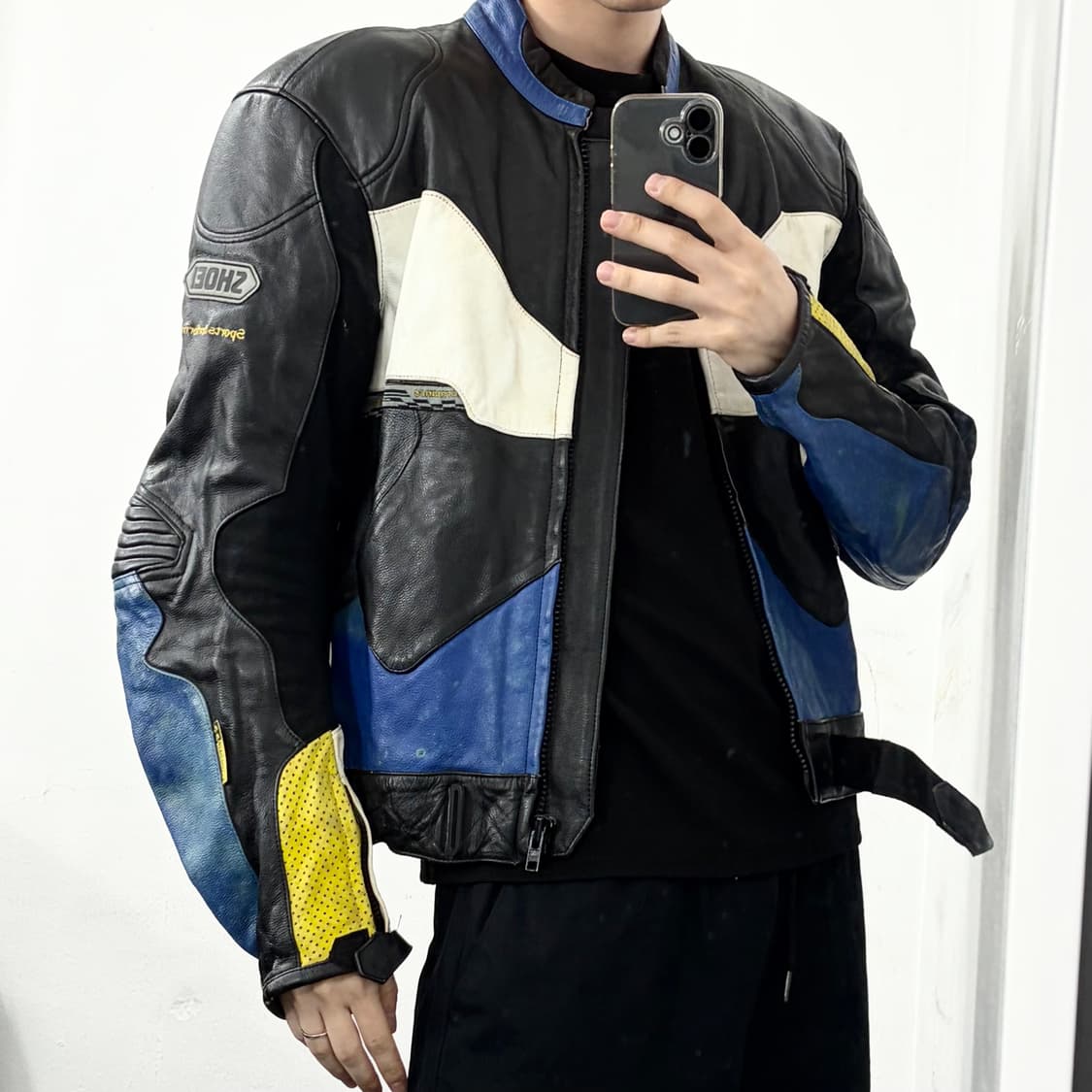 Shoei 소가죽 레이싱 자켓 상품이미지1