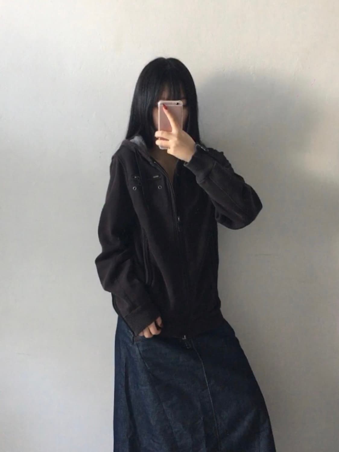 디젤 포켓 헤비 후드집업 상품이미지2