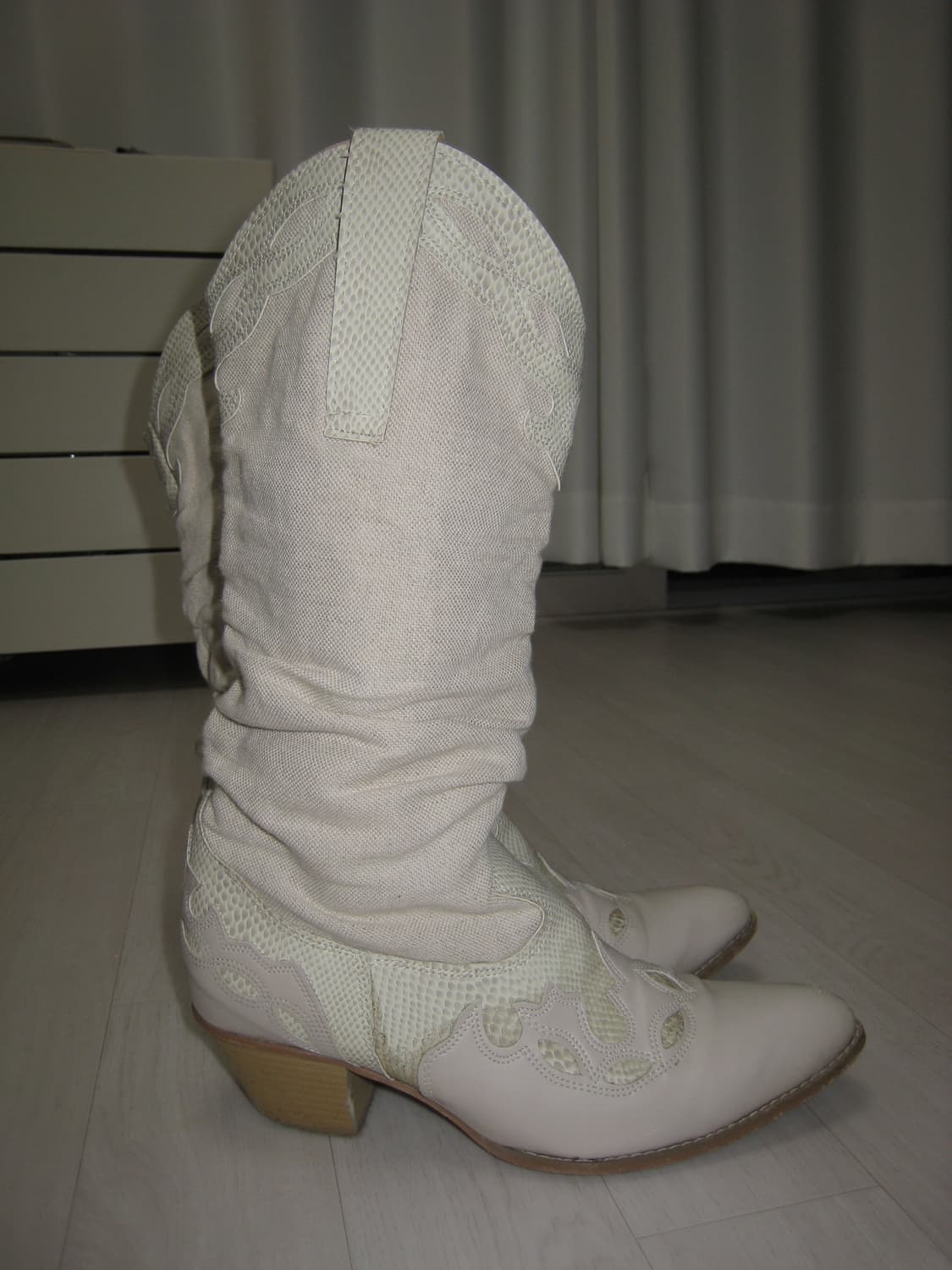 화이트 웨스턴 부츠 235 상품이미지2