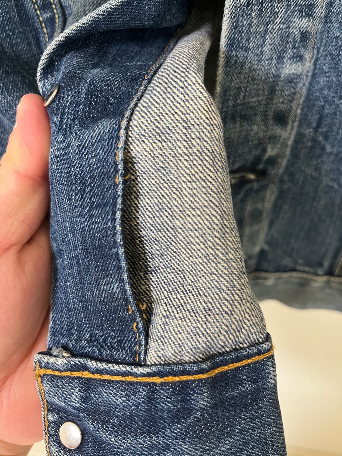 리바이스 90s 타입3 트러커 발렌시아 555 44사이즈 3세대 상품이미지9