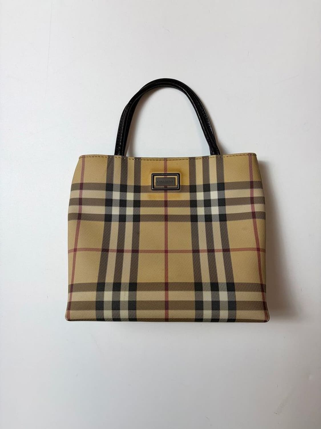 버버리 00's 노바체크 미니 토트백 Q1462 상품이미지1