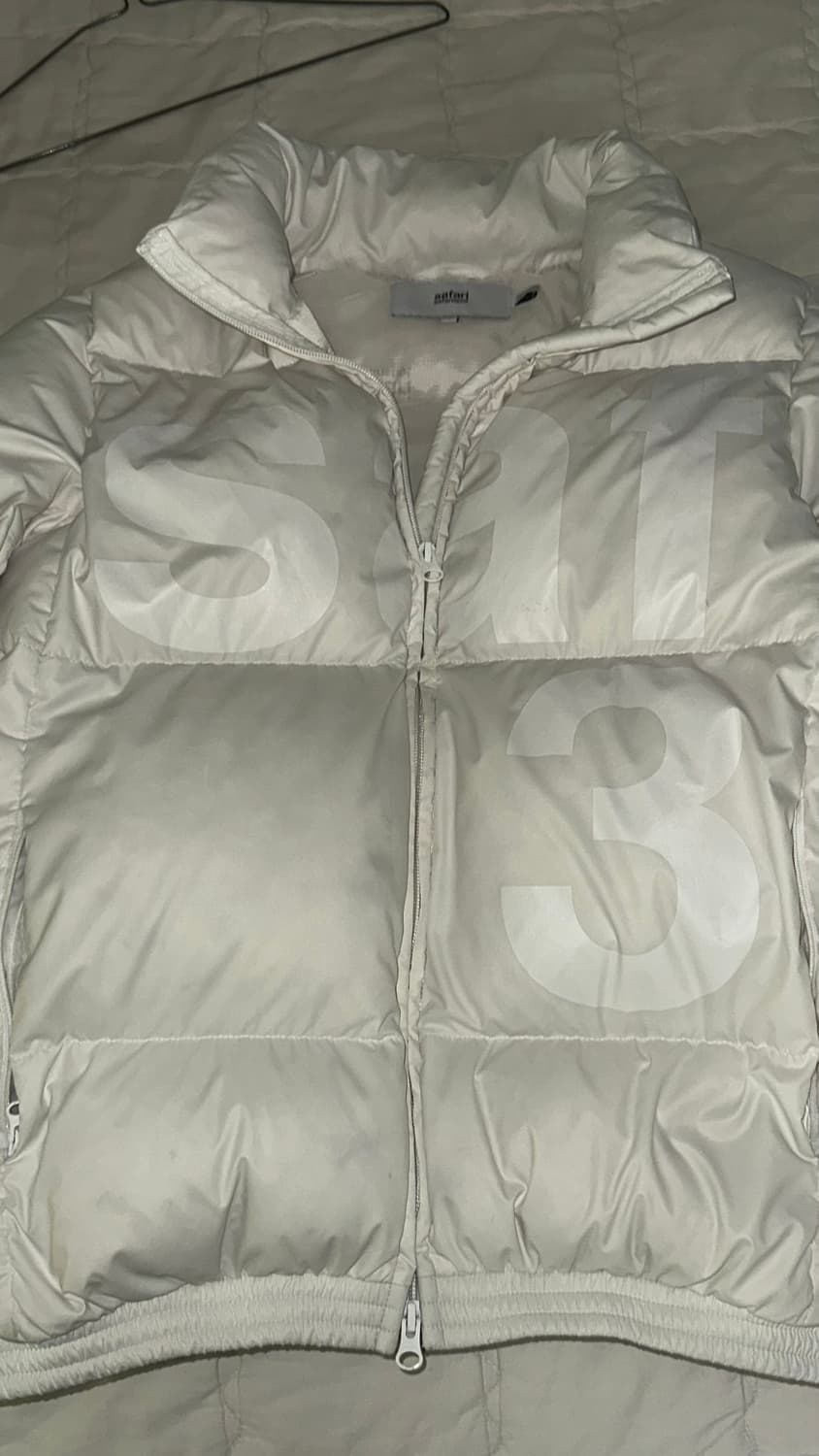 사파리스팟 베이직 사파리 다운 재킷 화이트 상품이미지3