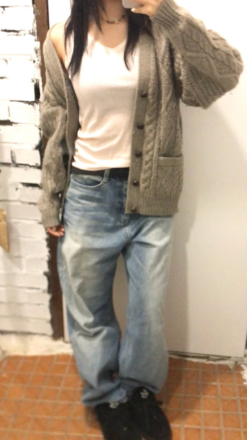 핑크 레이스 브이넥 슬리브리스 상품이미지2