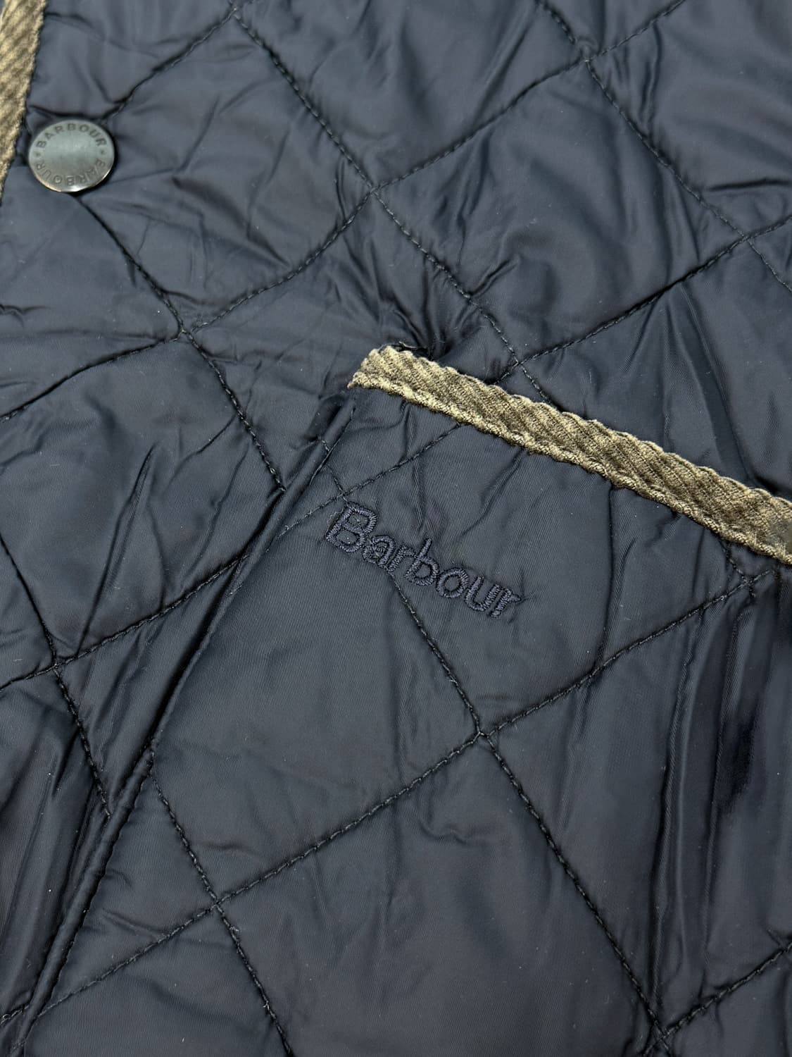 바버 타탄 체크 퀼티드 리버시블 자켓 상품이미지6