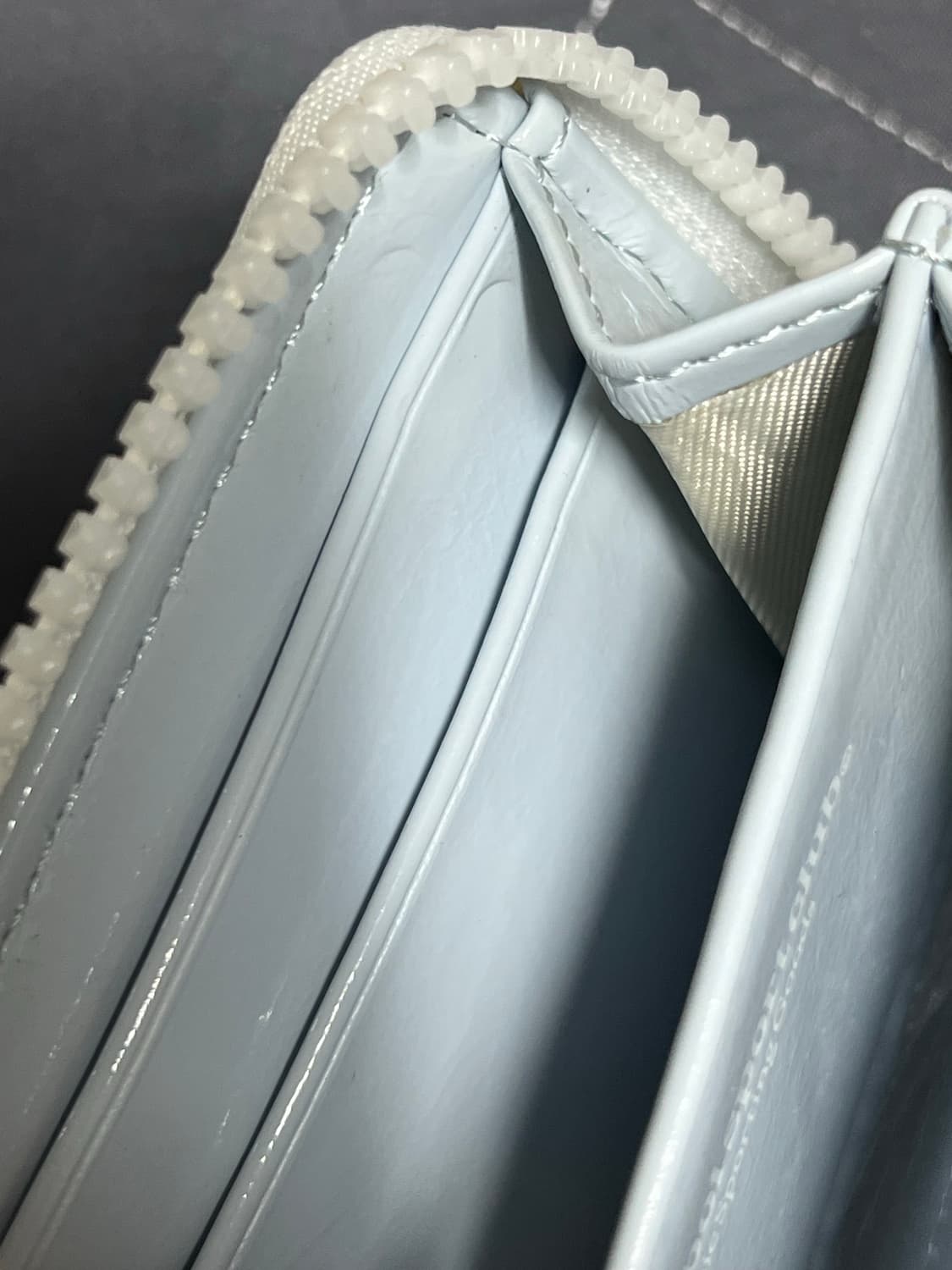 홈보이스포츠클럽 애나멜 지퍼 카드 지갑 (스카이) 상품이미지5