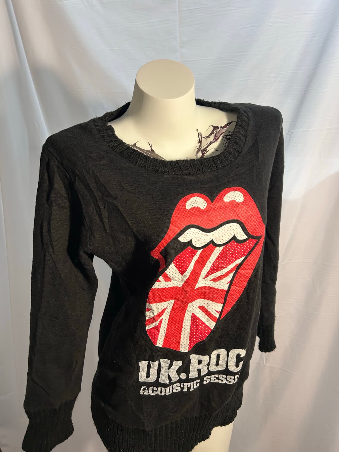 Rolling stones union jack punk sweater 상품이미지2