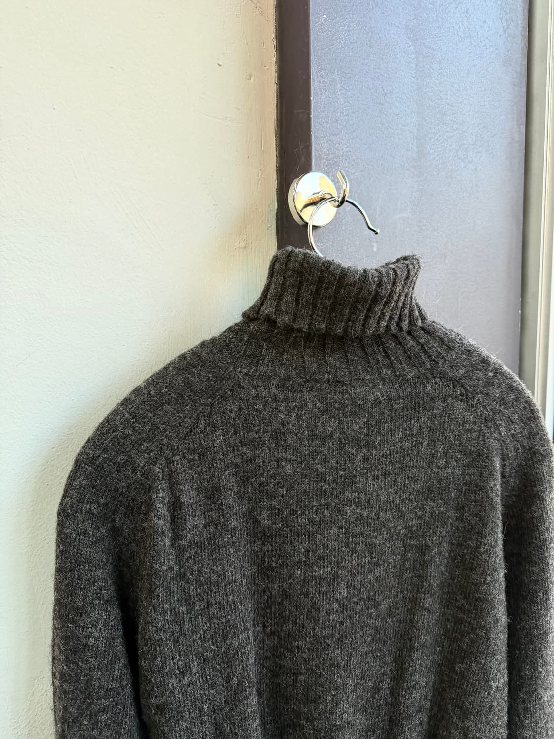 S/ 돌체앤가바나 자수로고 알파카 터틀넥 니트 상품이미지8