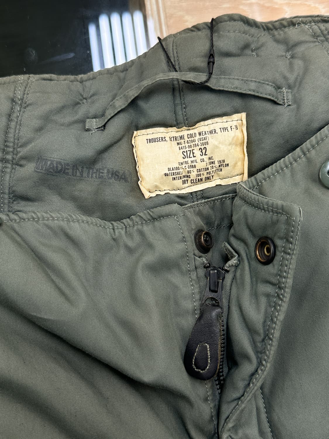 Centre MFG 70's U.S.A.F F-1B 웨더 팬츠 상품이미지9