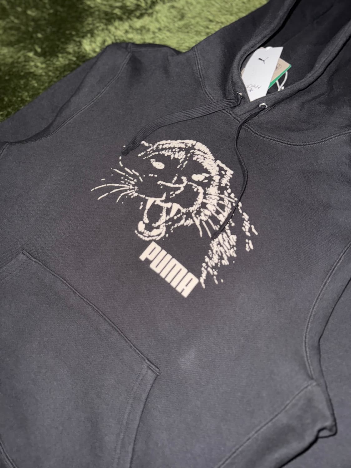 [M] NOAH 노아 x 푸마 헤비웨이트 그래픽 프린트 로고 후디 블랙 상품이미지2