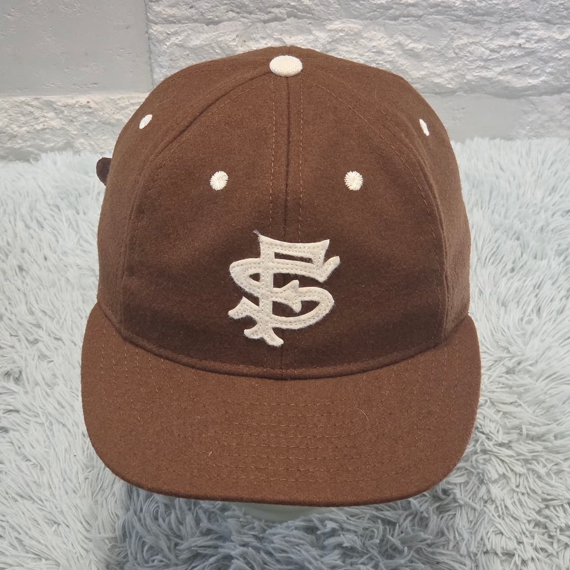 p1-8:에베츠필드 빈티지 플란넬 캡 브라운 USA(56-60) 상품이미지1