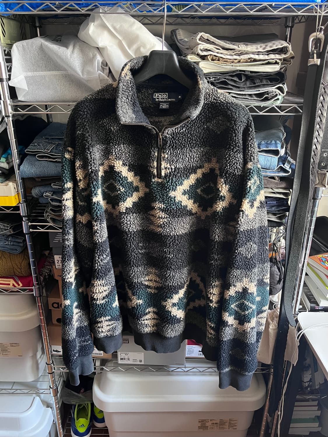 90s usa 폴로 아즈텍 풀오버 상품이미지1