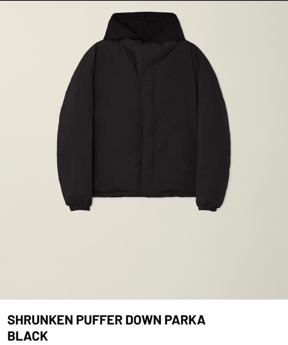 누마레 ee 슈렁큰 푸퍼 다운 파카 패딩 상품이미지1