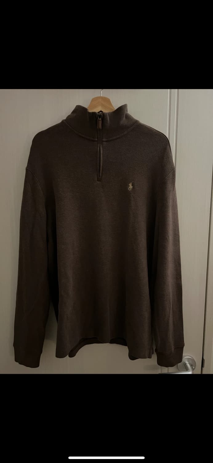 폴로랄프로렌 반집업 니트 브라운L 상품이미지1
