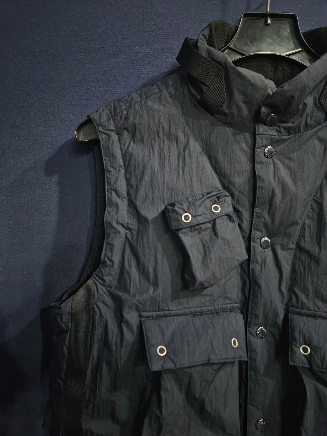 에이 블루 가먼츠 다크네이비 남성 100 덕다운 베스트  상품이미지4