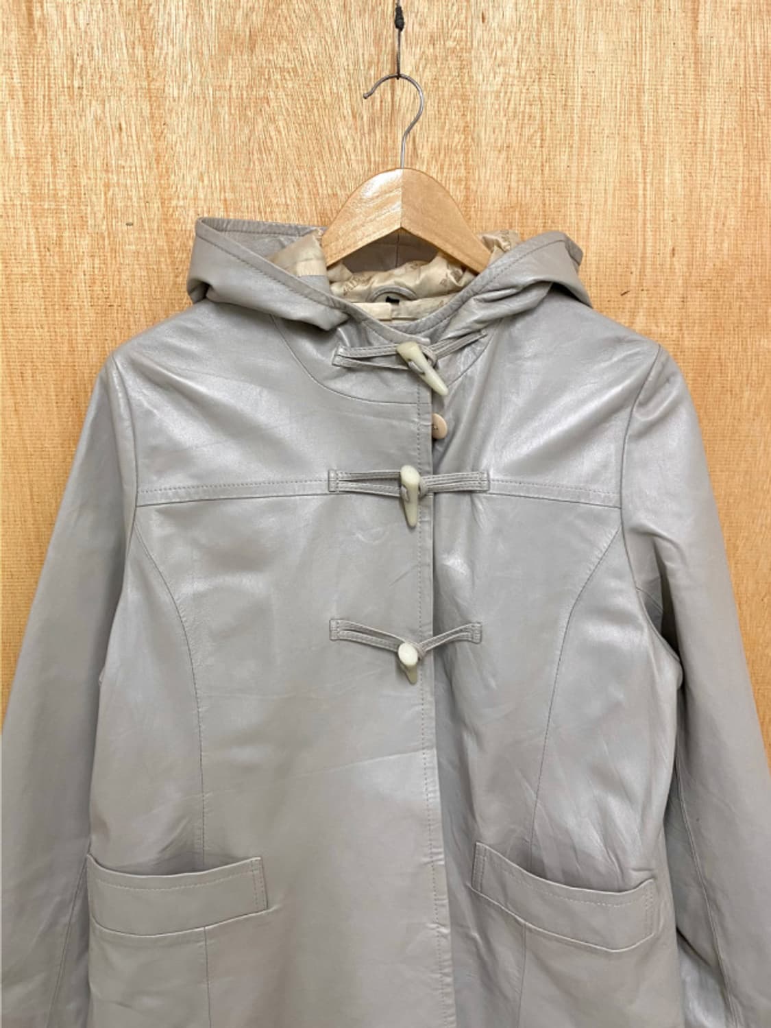 BALMAIN leather duffle coat 발망 레더 더플코트 상품이미지3