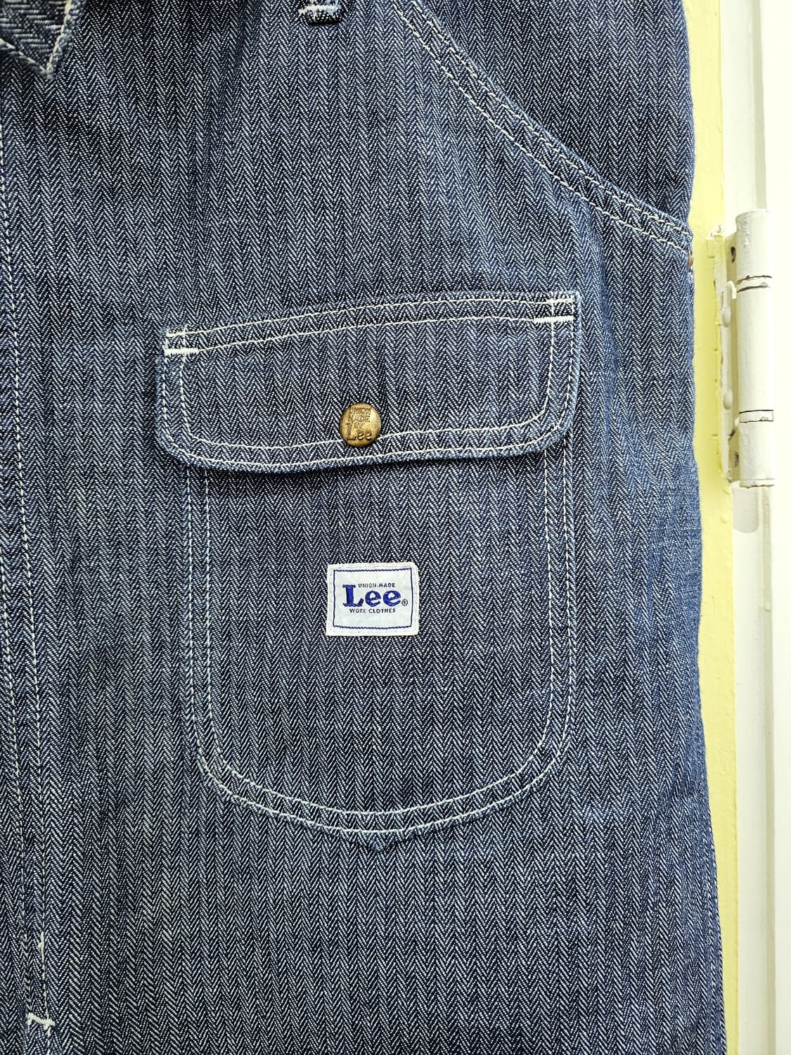 Lee 스트라이프 데님 레이어드 허리치마 상품이미지5