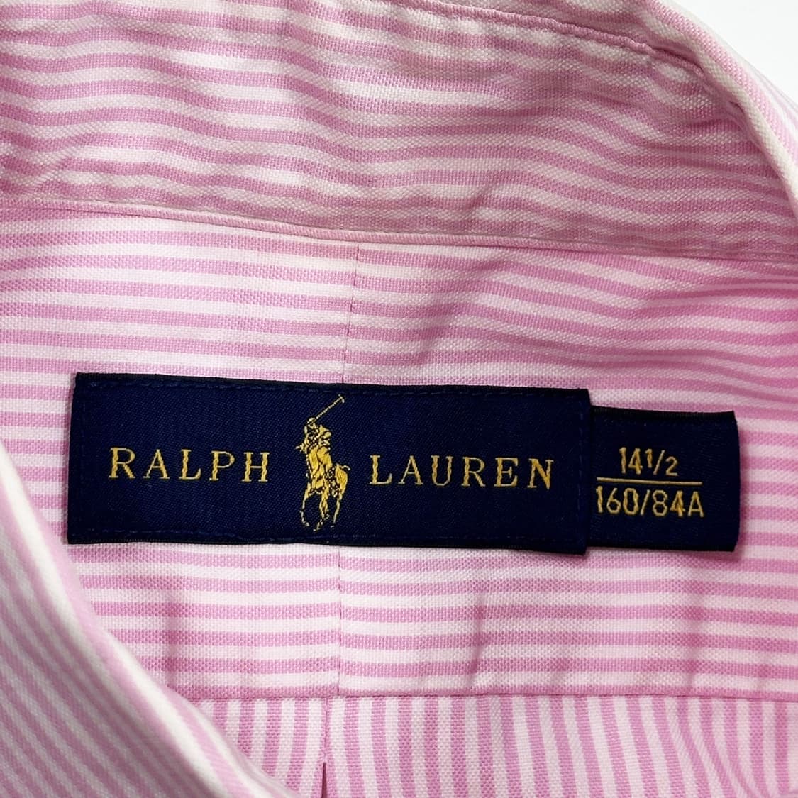 폴로 랄프로렌 포니 스트라이프 핑크 셔츠 (L 여성추천) 상품이미지6