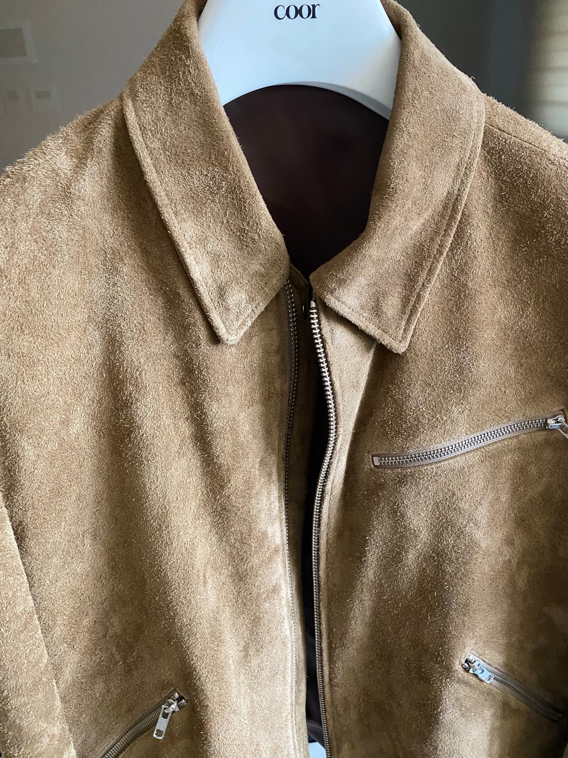 버팔로 스웨이드 멀티 집 레더 자켓 L 상품이미지3