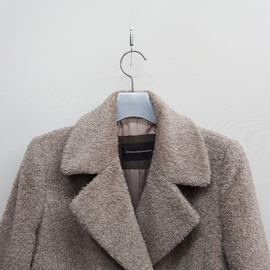 쁘레땅 PRENDANG 부클 텍스처 싱글 롱 코트 88-96-160사이즈 상품이미지2