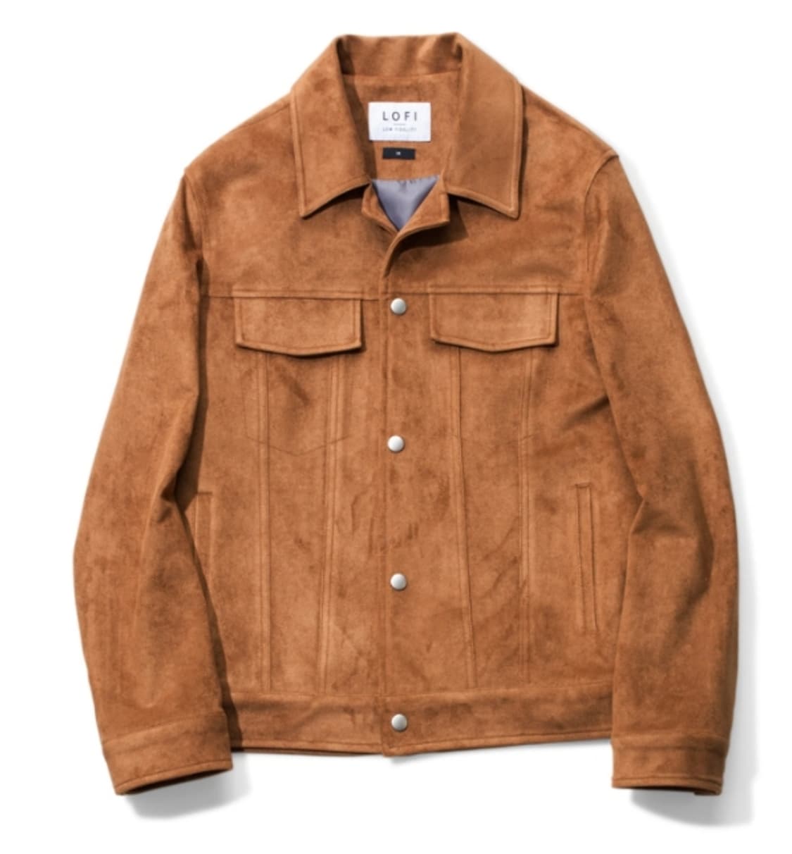 로파이 스웨이드 트러커 자켓 브라운 상품이미지1