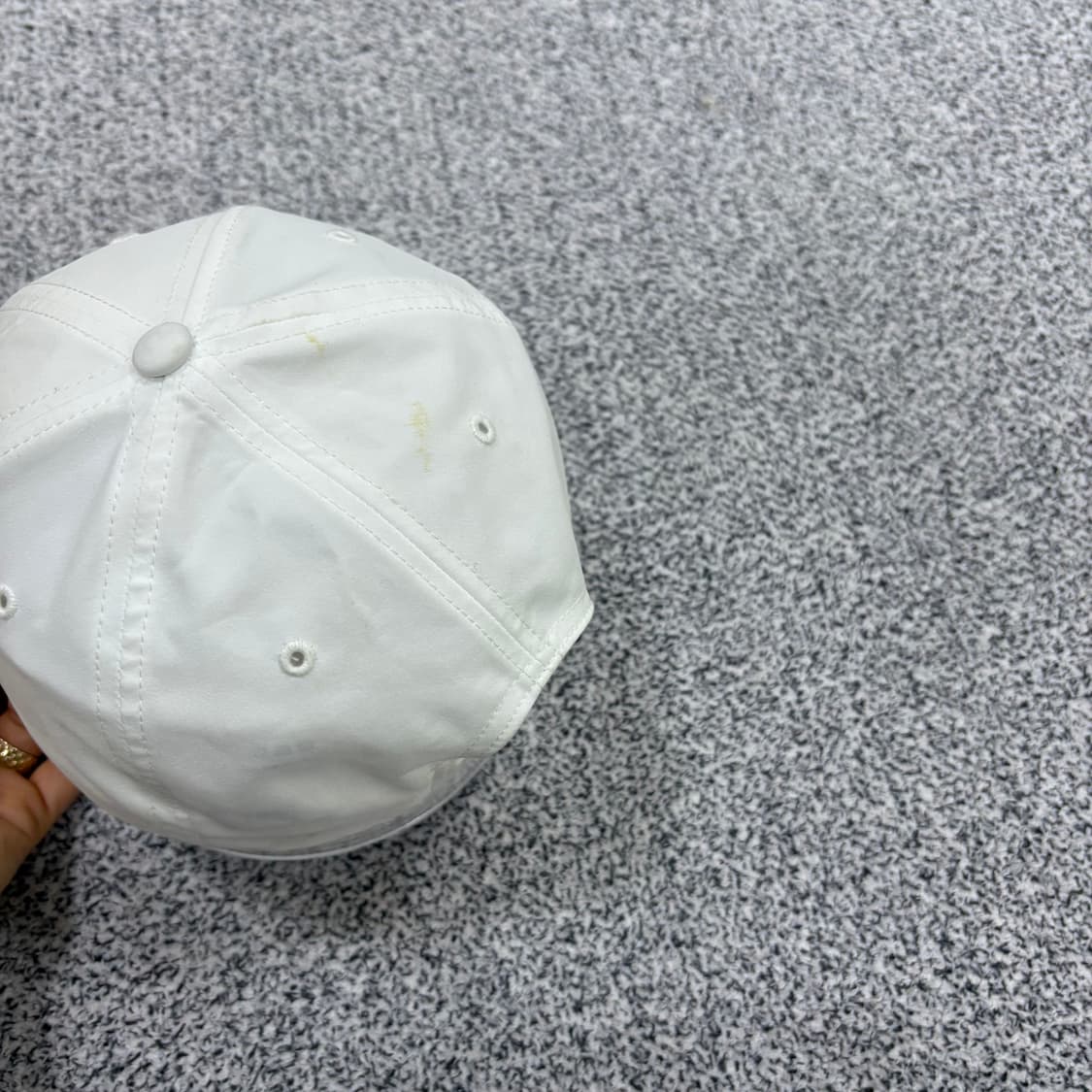 57-60 아디다스 화이트 볼캡 모자 0303J 상품이미지5