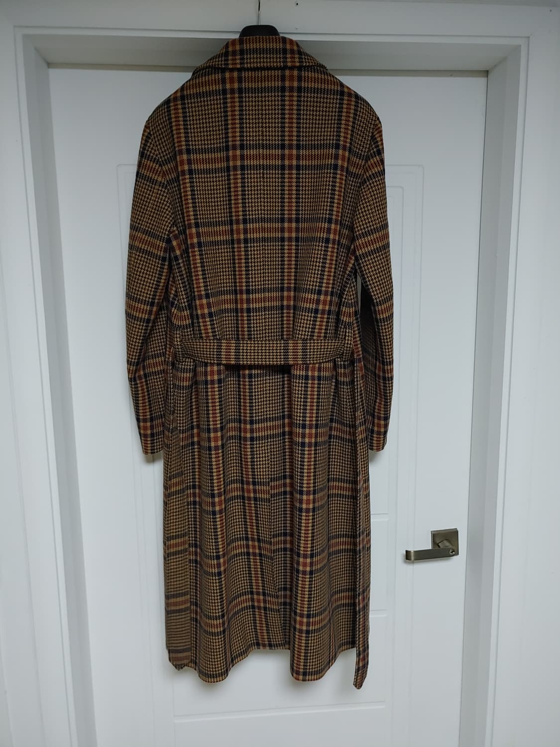 아미 ami 컬렉션 체크 로브 코트 팝니다 상품이미지6