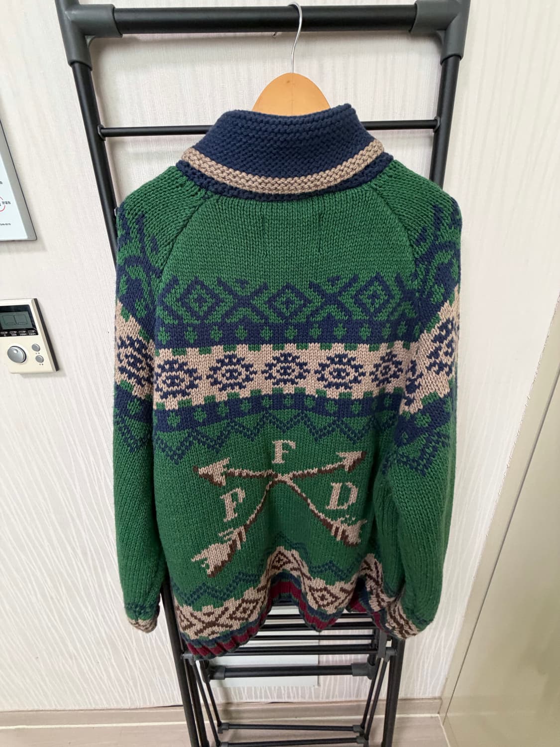 펜필드 빈티지 노르딕 웨스턴 코위찬 니트 집업 상품이미지8