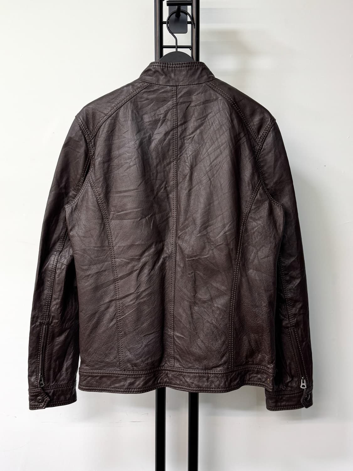 모건 투웨이 포켓 레더 자켓 상품이미지3