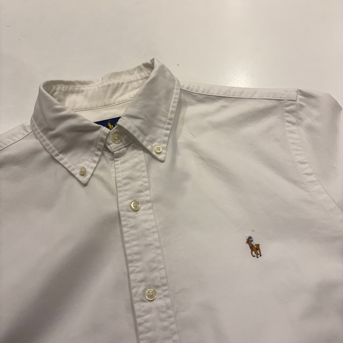 [M] 폴로 랄프로렌 슬림핏 화이트 옥스포드 셔츠 C937 상품이미지3