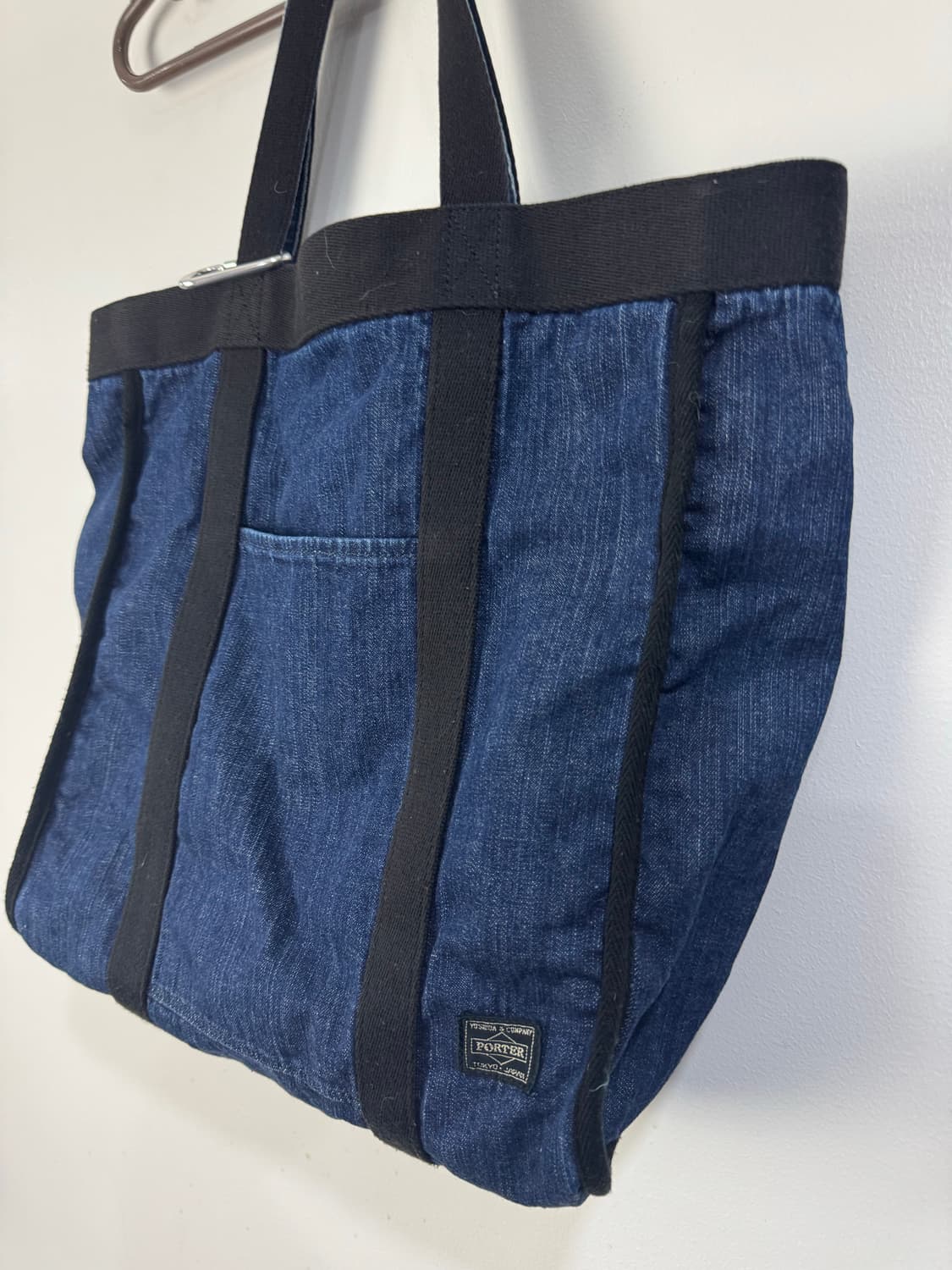 요시다포터 스탠드 데님 양면 토드백 상품이미지2