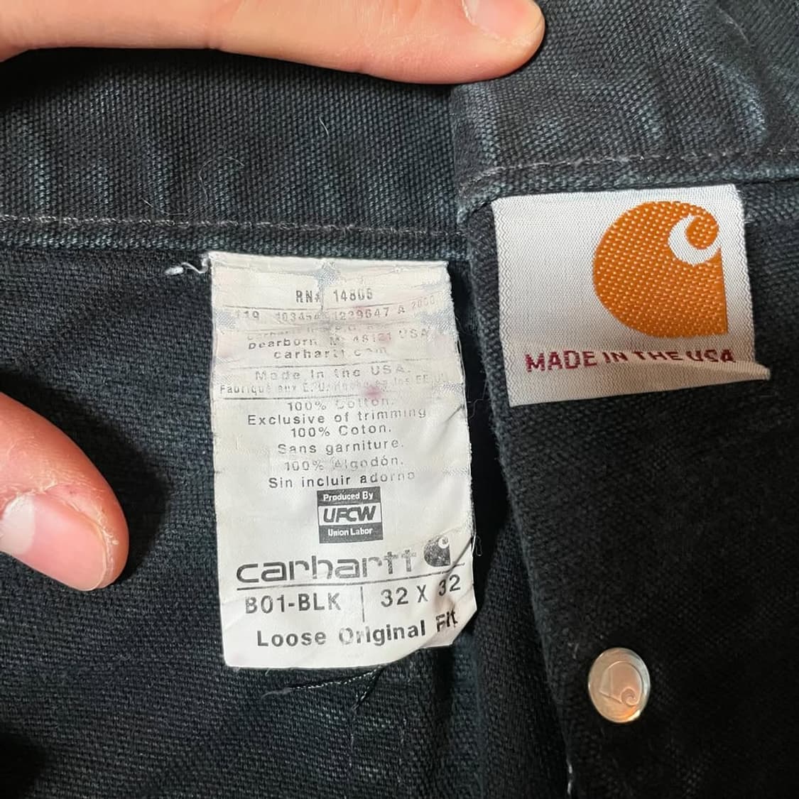 빈티지 칼하트 더블니 B01 / 32size 상품이미지4