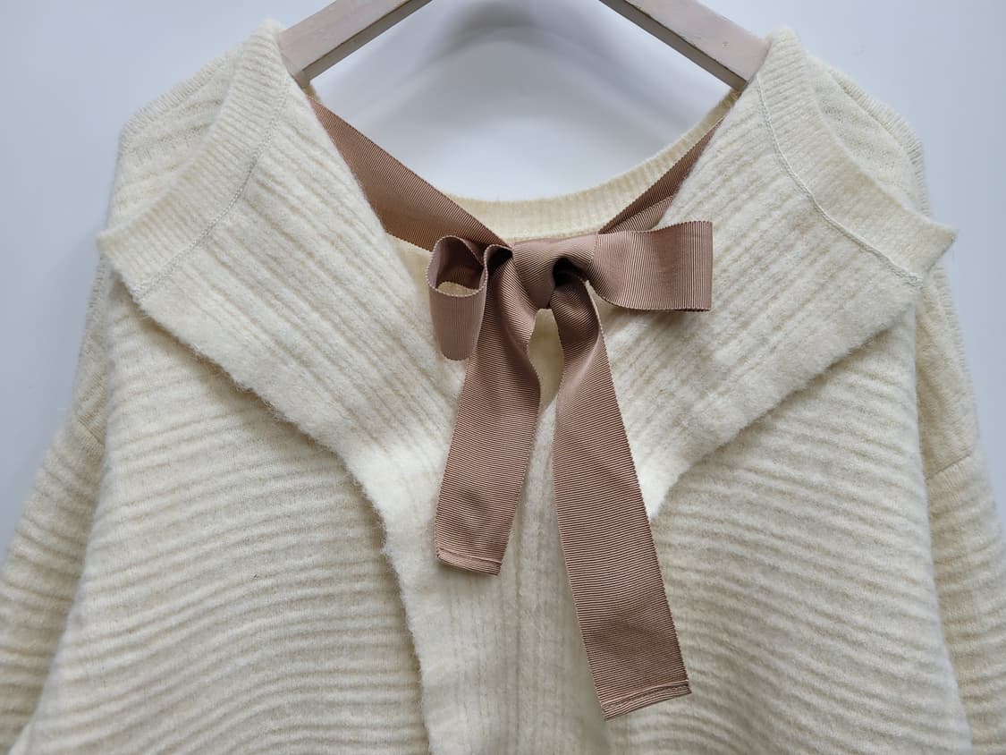 SJSJ 한섬 에스제이에스제이 오버핏 알파카 니트 / 여 F (90)  상품이미지8