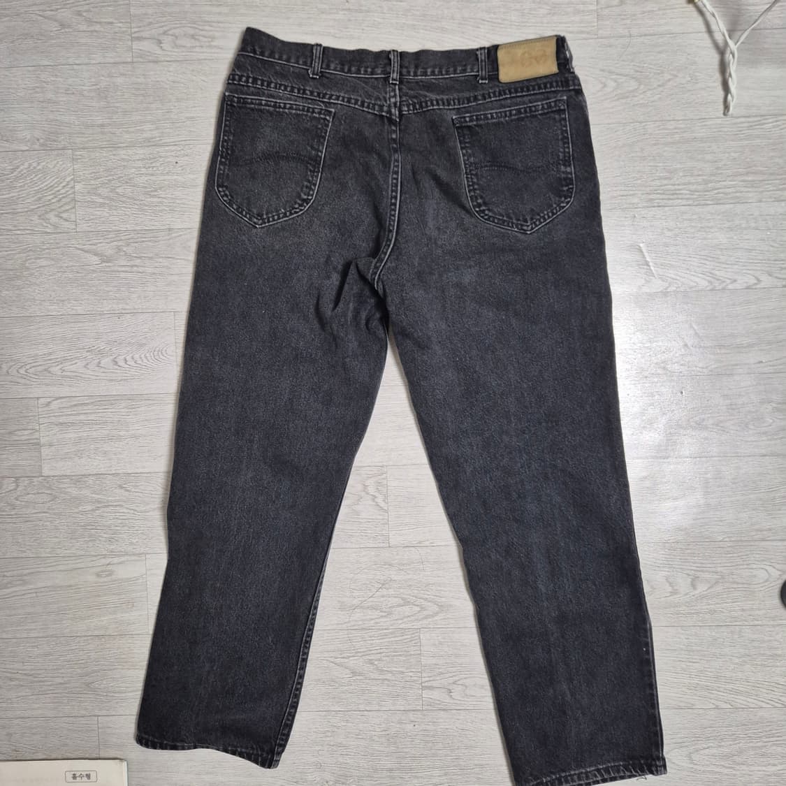 90s Lee 블랙데님팬츠 상품이미지2
