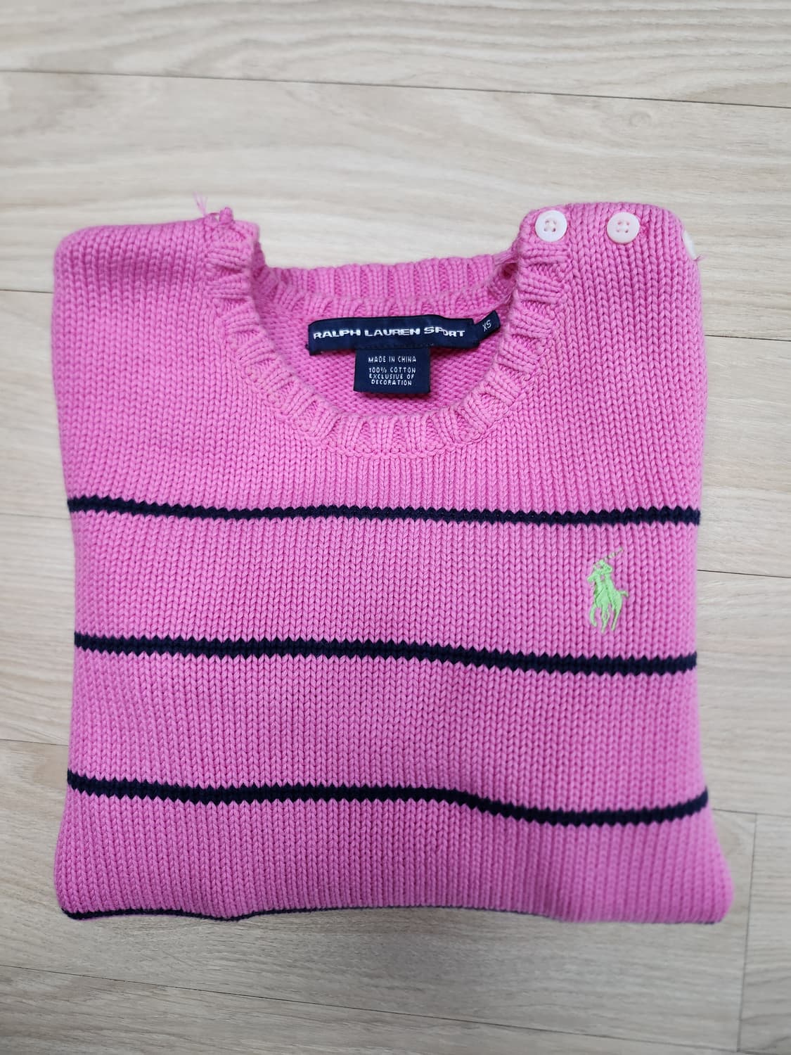 폴로 스포츠 라운드니트 (XS 상품이미지3