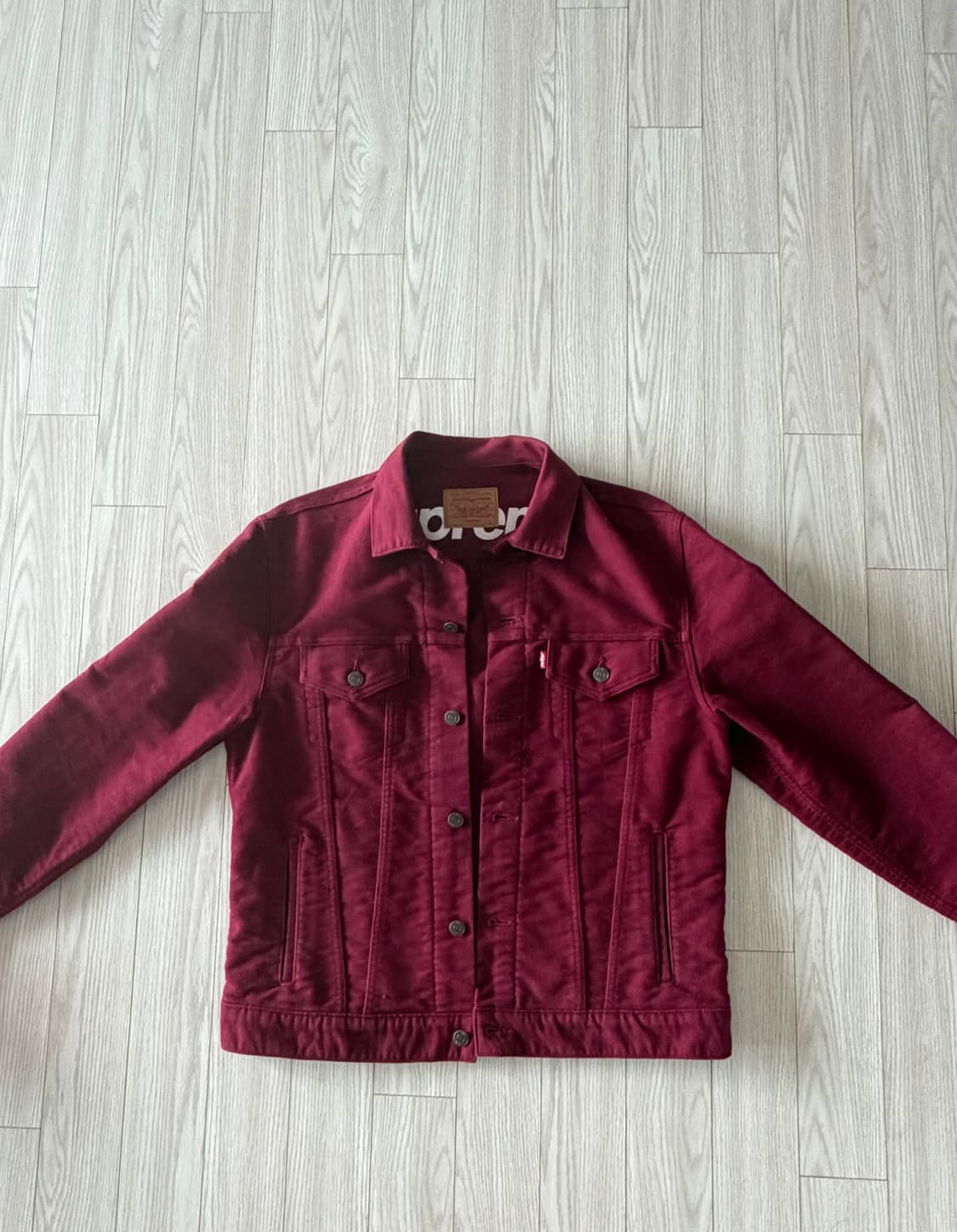 슈프림x리바이스 15aw트러커자켓 상품이미지1