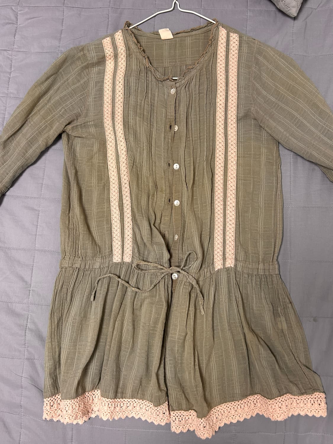 모리걸 페어리그런지 하구미룩 연두 원피스 알프스 상품이미지1