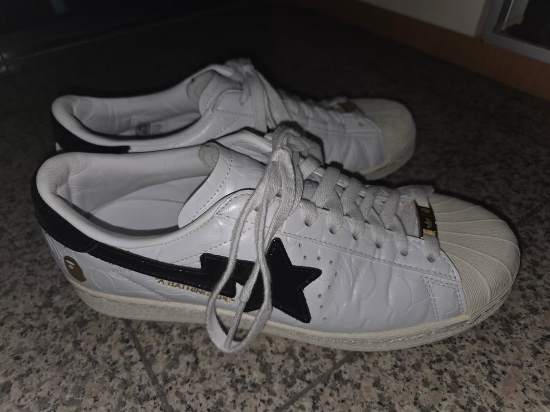 베이프 x 아디다스 슈퍼스타 265 화이트 상품이미지2