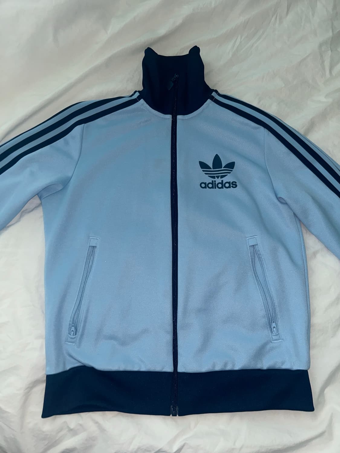 아디다스 일본 베켄바우어 트랙탑 져지 우먼스 클리어스카이블루 상품이미지1