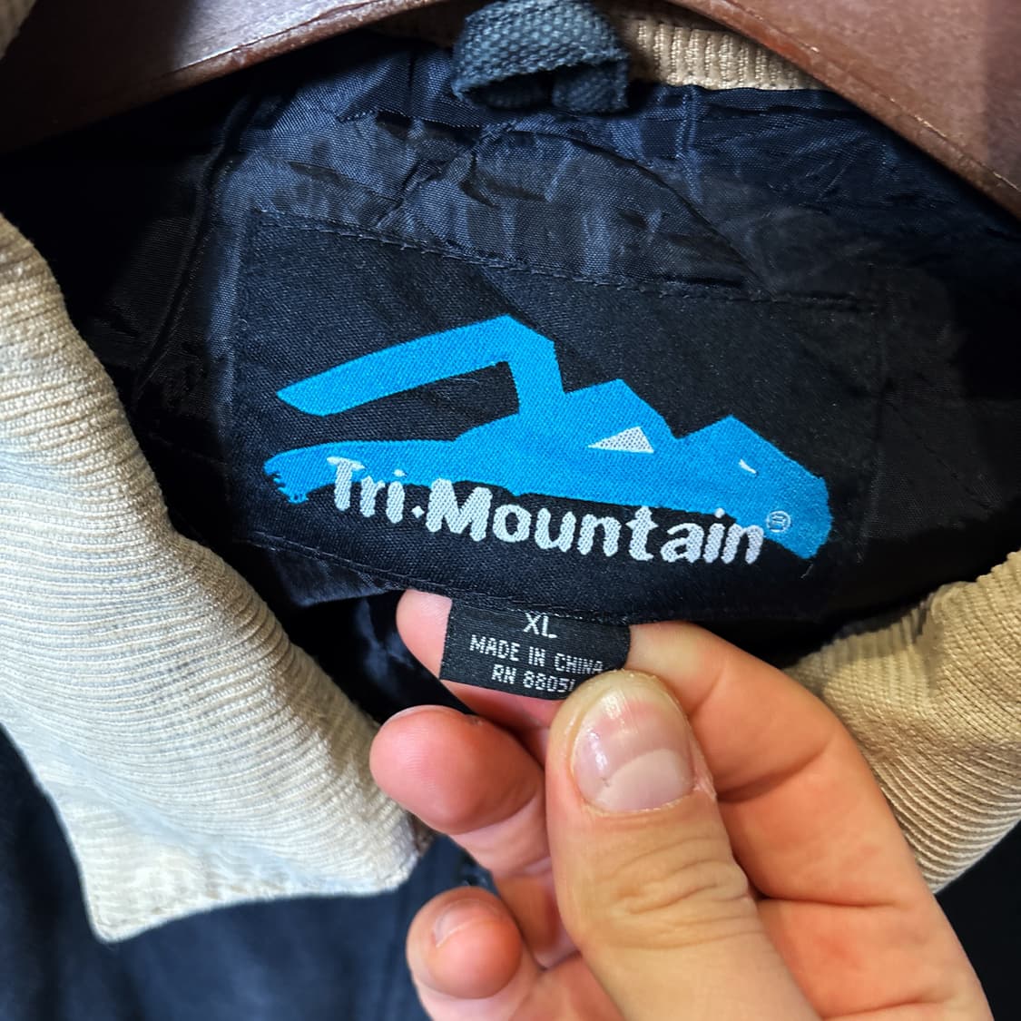 USA VINTAGE 코듀로이 카라 워크자켓 퀼팅안감 디테일 블랙 상품이미지9