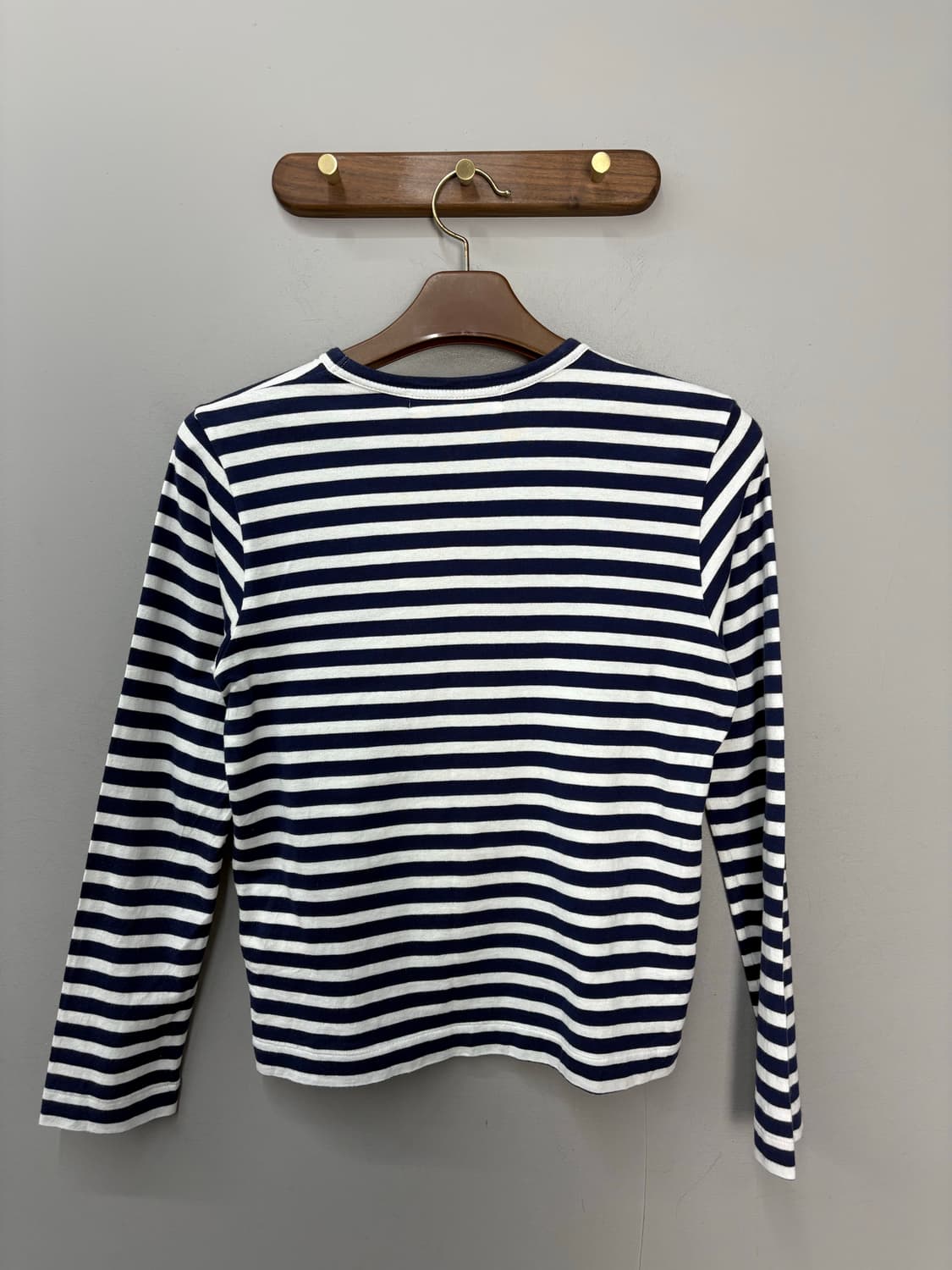 꼼데가르송 빅그린와펜 스트라이프 슬리브리스 A3294 상품이미지4