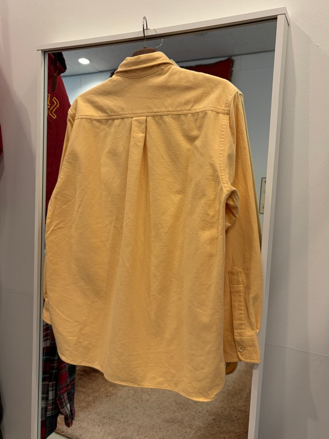 90s L.L.Bean 엘엘빈 헤비코튼 투포켓 샤모아 셔츠 (USA) 상품이미지5