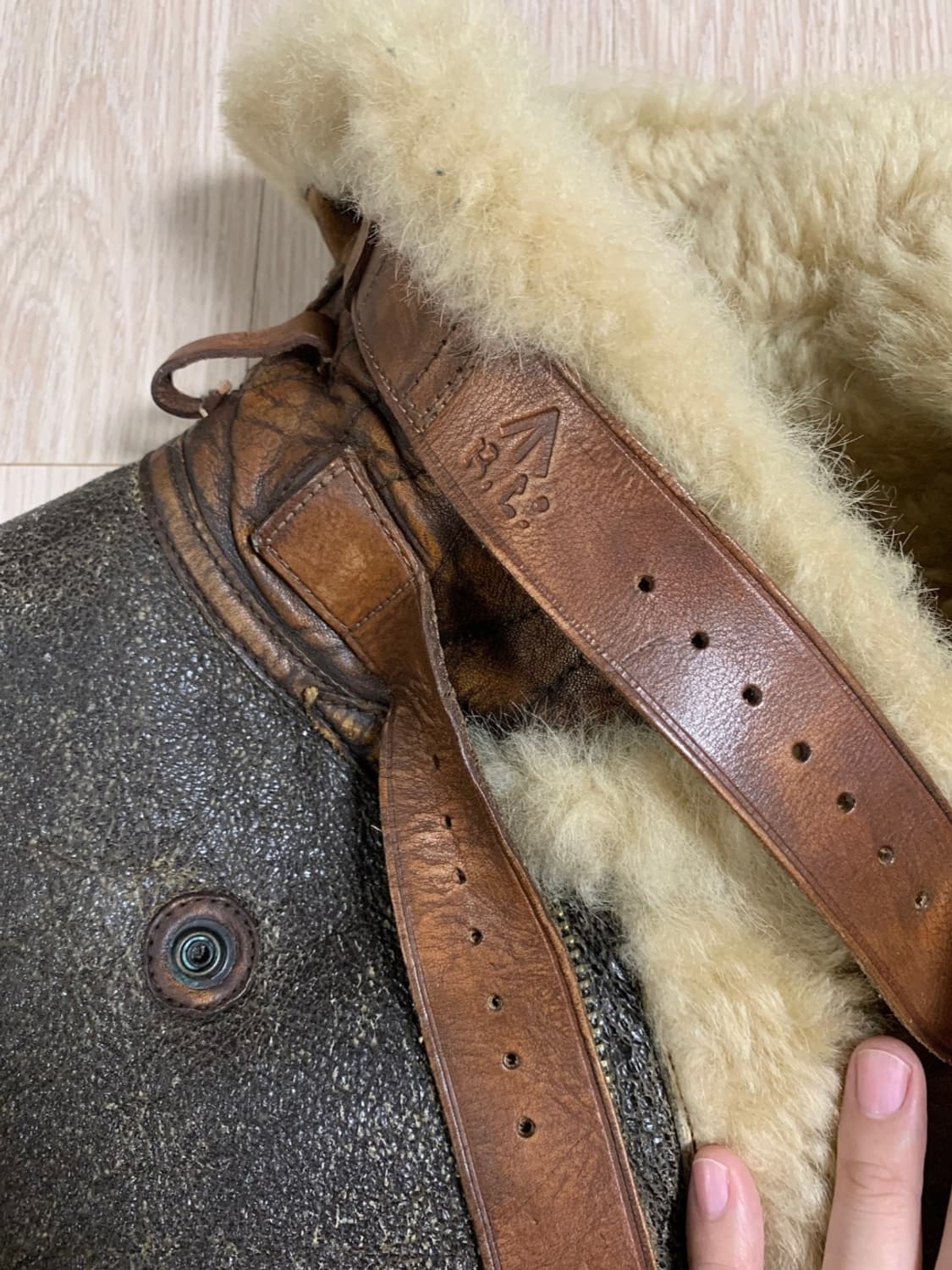 폴로랄프로렌 무스탕 시어링 M 민트급 (더블알엘 RRL) 상품이미지3