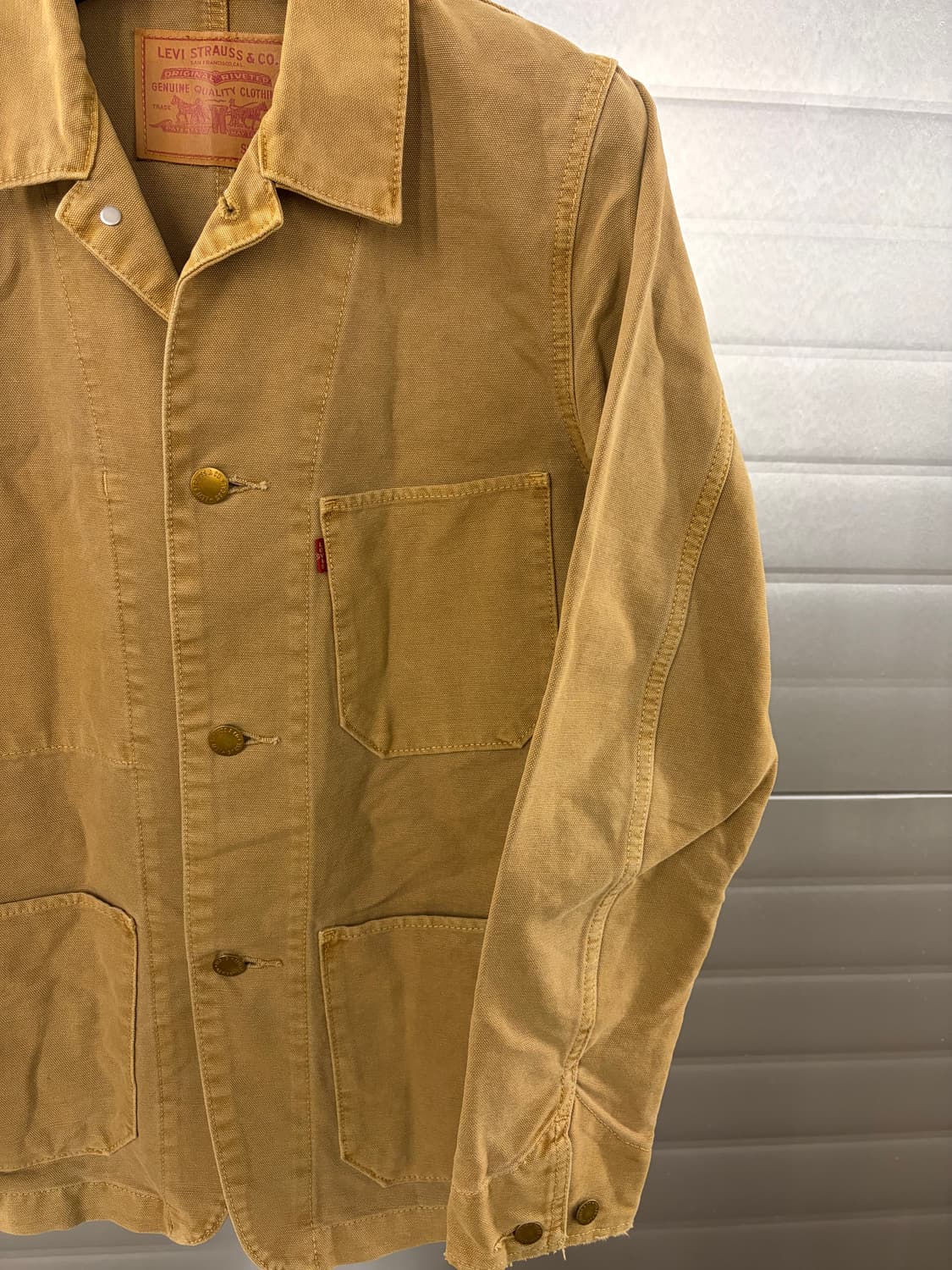 리바이스 레드탭 초어 워크 자켓 브라운 S 상품이미지7