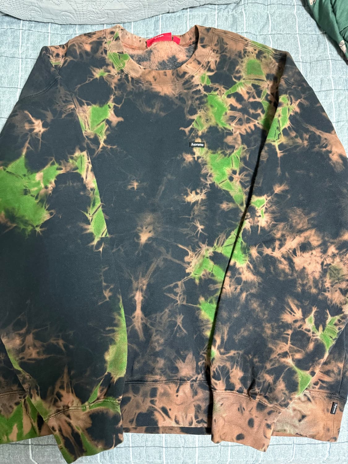 슈프림 스몰박스로고 타이다이 맨투맨 XL 새상품  상품이미지1