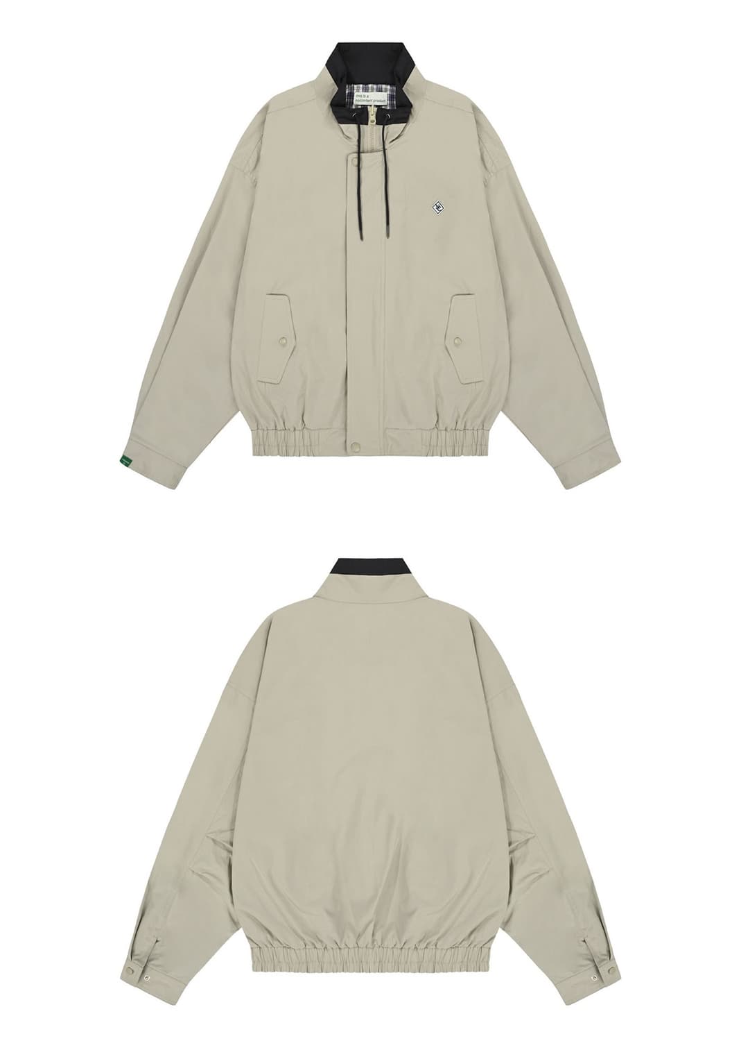 노컨텐츠 166. cotton casual jumper_beige 상품이미지3