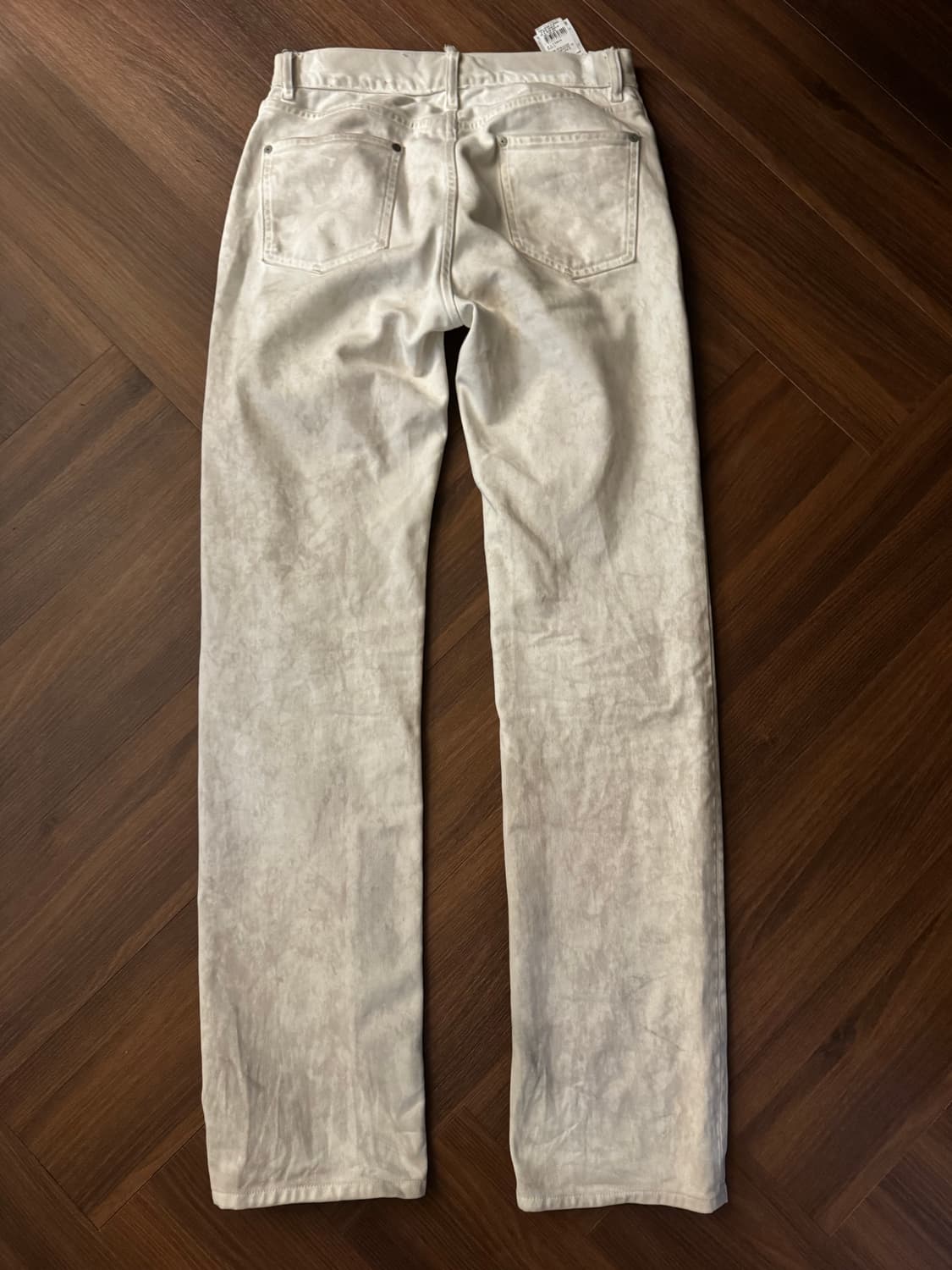 마르지엘라 아이보리 크랙 데님 팬츠 상품이미지3