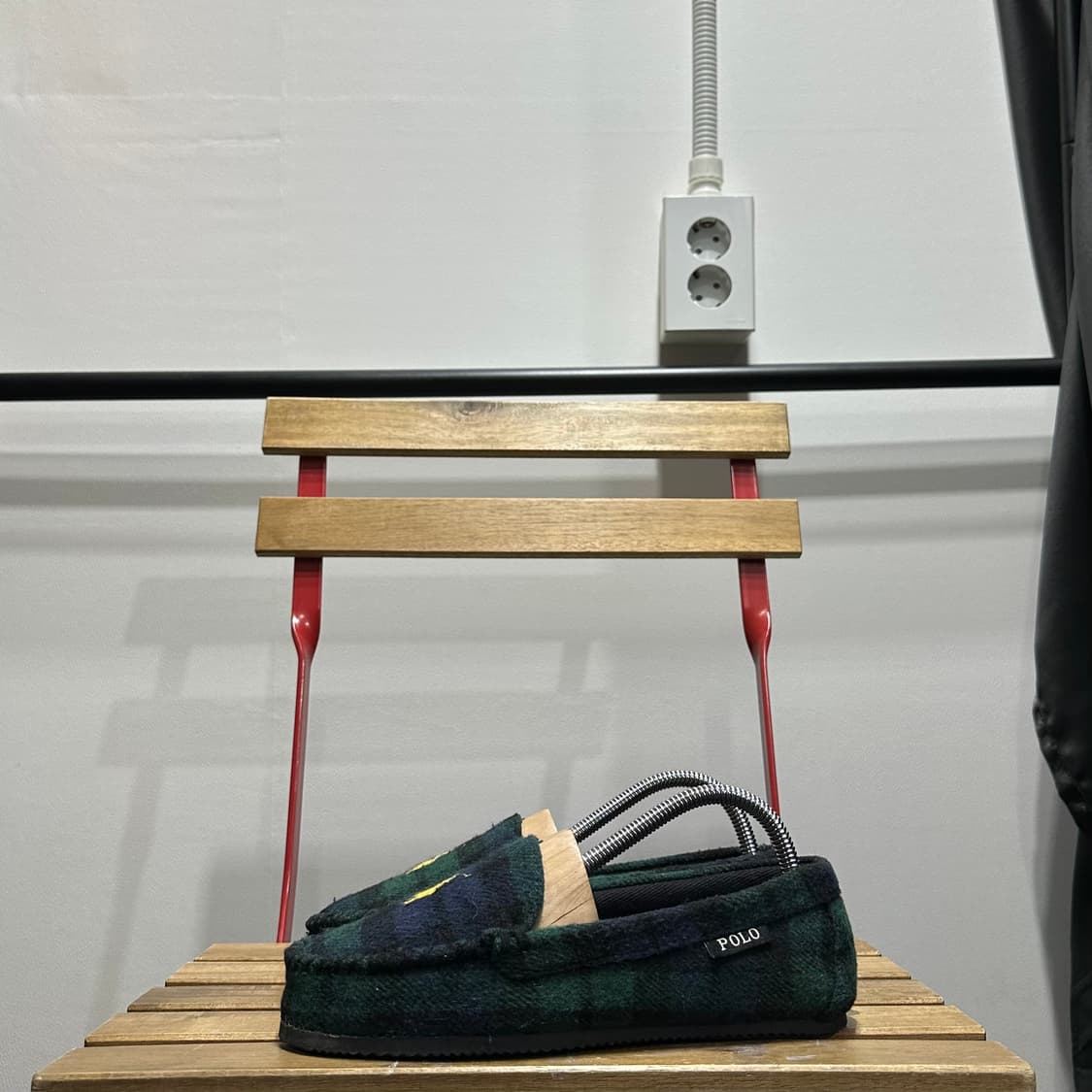 240) 폴로 랄프로렌 로퍼 여성 여자 로퍼 체크 포니 상품이미지4