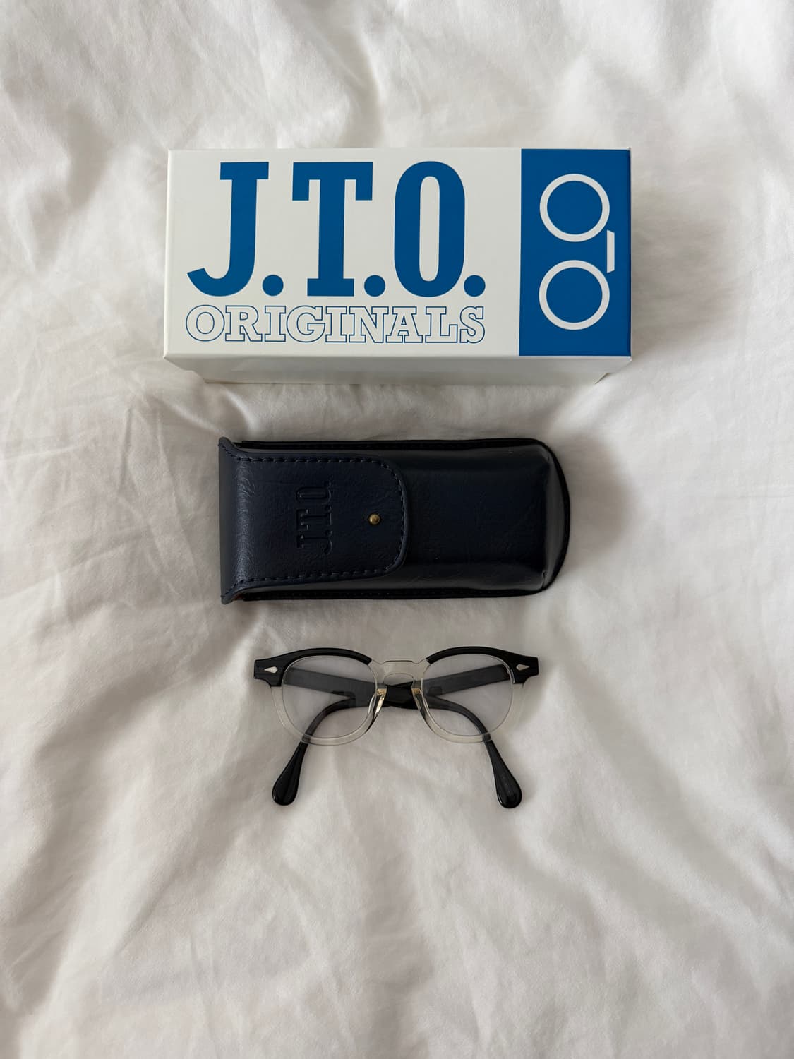 j.t.o 줄리어스타르트옵티컬 아넬 44-22 블랙 우드 패치워크 상품이미지2